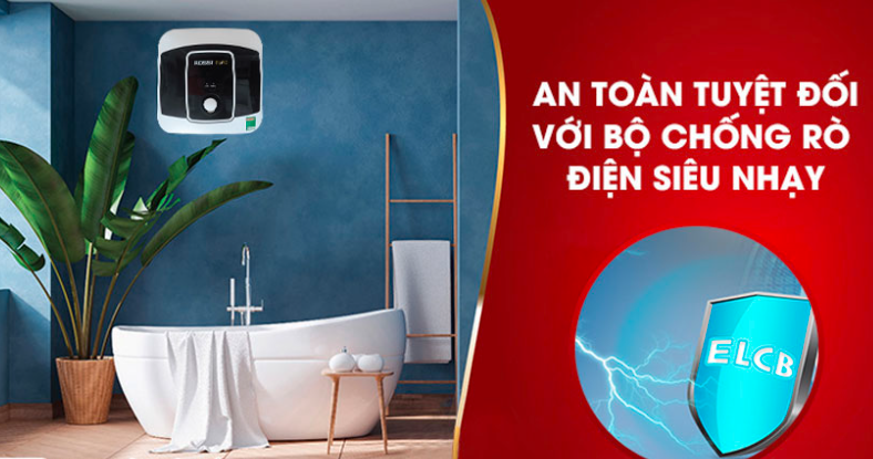 Bình nóng lạnh Rossi Puro 15 Lít Rpo 15S