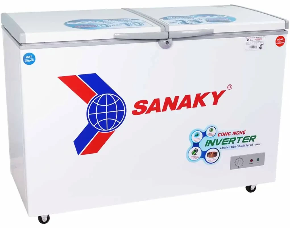 Tủ Đông Sanaky Inverter VH-3699W3 1 Ngăn Đông 1 Ngăn Mát 260 Lít