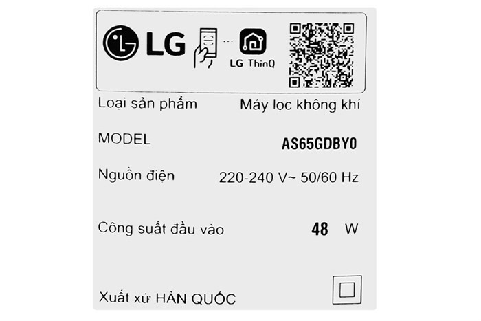 Máy lọc không khí LG PuriCare 360 Alpha Double AS10GDBY0.ABAE 72W