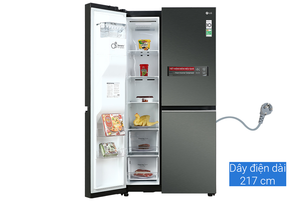 Tủ lạnh LG Inverter 635 lít Side By Side GR-D257MC