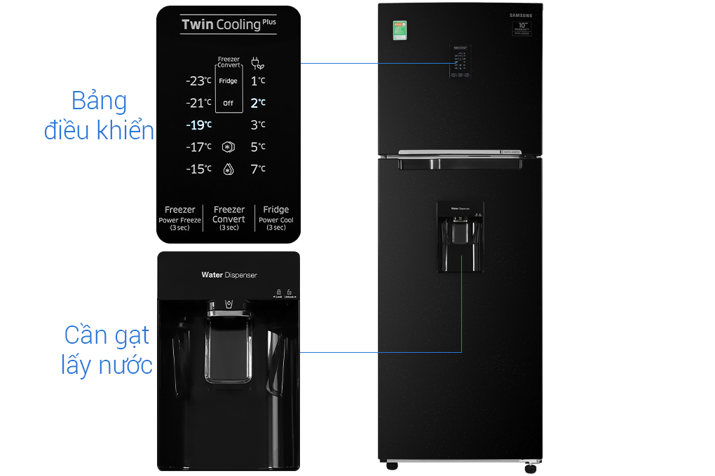 Tủ lạnh Samsung Inverter 300 lít RT32K5932BU/SV