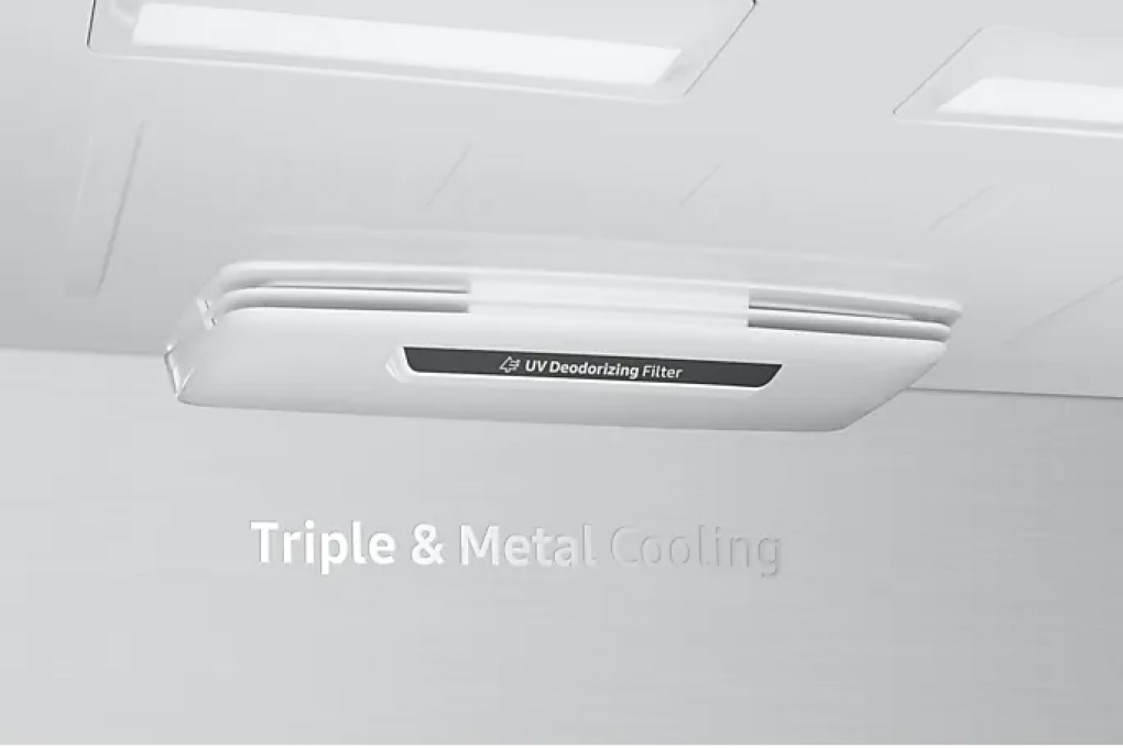 Tủ lạnh Samsung Inverter 599 lít Multi Door Bespoke RF60A91R177/SV