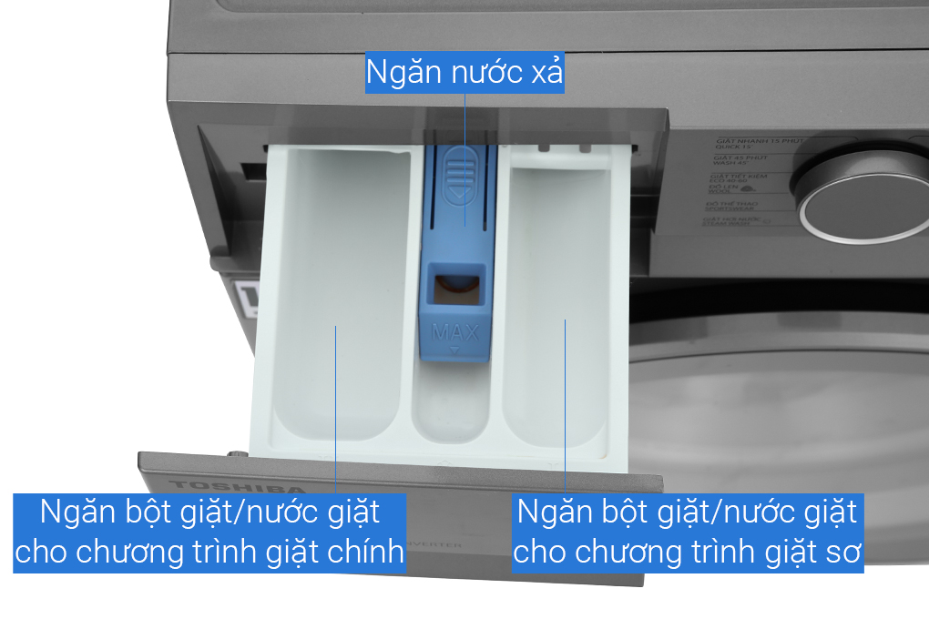 Máy giặt Toshiba inverter 10.5 kg TW-BL115A2V(SS)