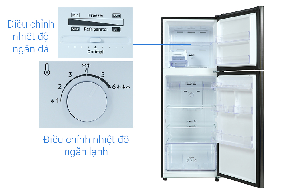Tủ lạnh Samsung Inverter 302 Lít RT29K503JB1/SV
